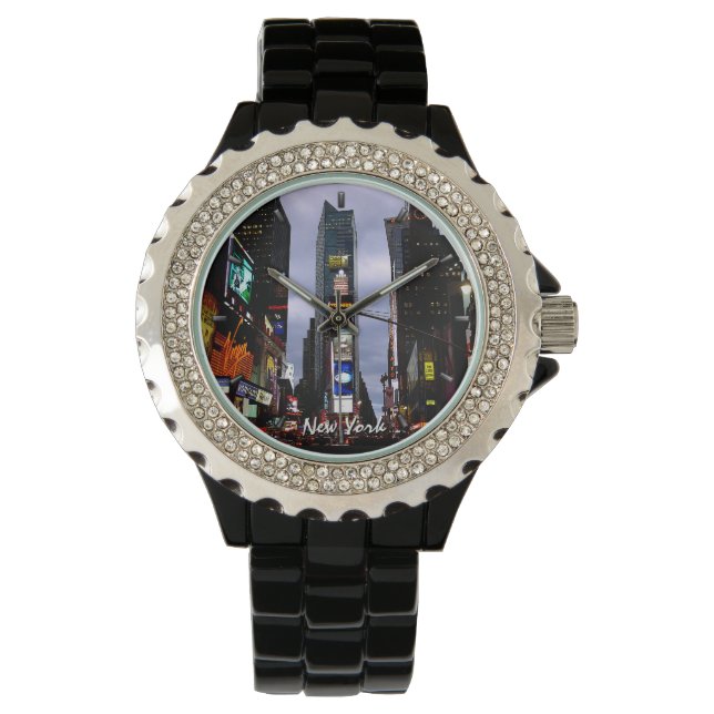 New York Watch NY Times Square Souvenir Wristwatch (Front)