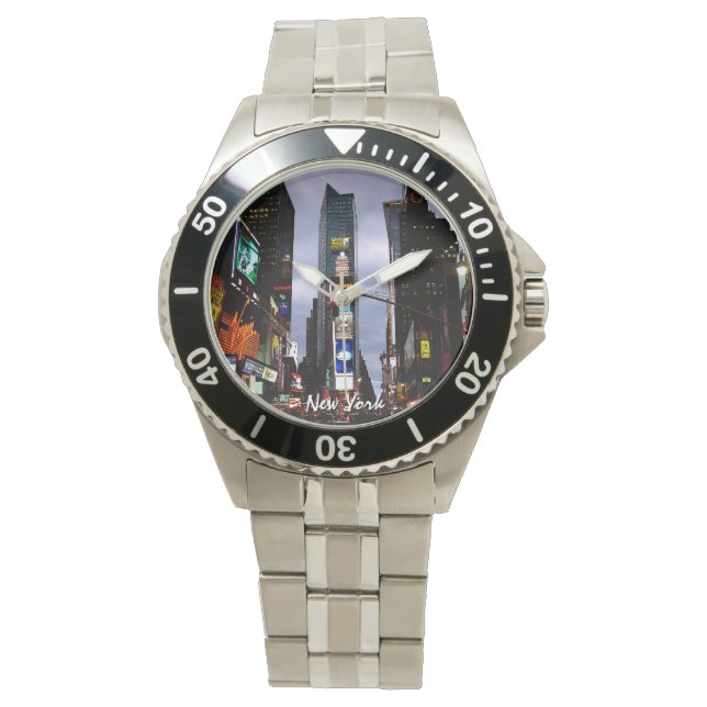 New York Watch NY Times Square Souvenir Wristwatch (Front)