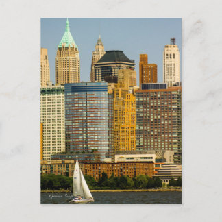 New York Waterfront Postcard