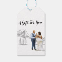 New York Wedding Gift Tag