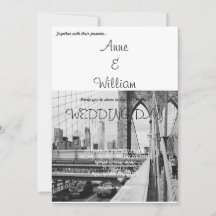 New York Wedding Invitation