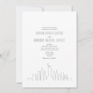 New York Wedding Invitation