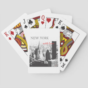New York with Love Playing Cards