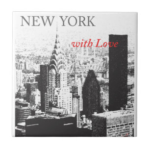 New York with Love Tile