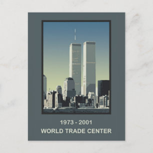 New York World Trade Centre Postcard