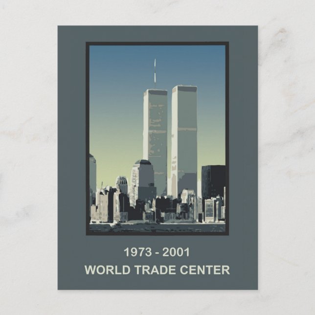 New York World Trade Centre Postcard (Front)