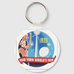 New York World's Fair 1939 Key Ring