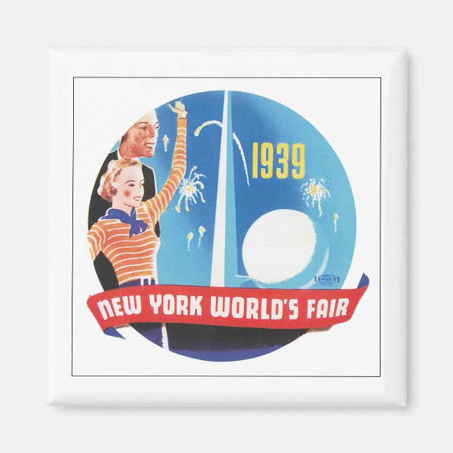 New York World's Fair 1939 Magnet (Front)