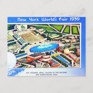 New York World's Fair 1939 Postcard