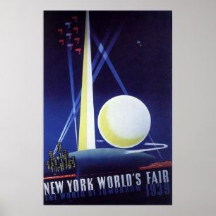 New York World's Fair 1939 Poster