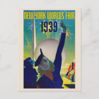 New York World's Fair 1939 Vintage Poster