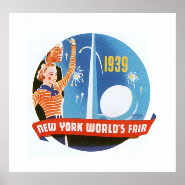 New York Worlds Fair (white) Poster (Front)