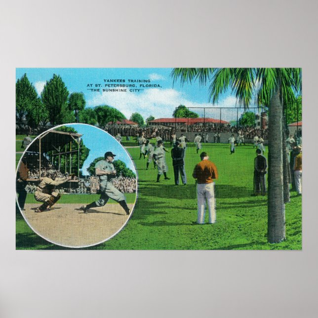 New York Yankees in Training Scene Poster (Front)