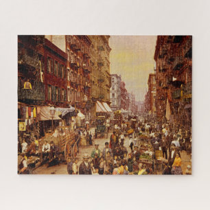New York- Years gone by circa 1891. Jigsaw Puzzle
