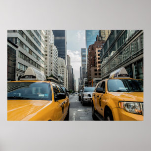 New York Yellow Taxi Poster