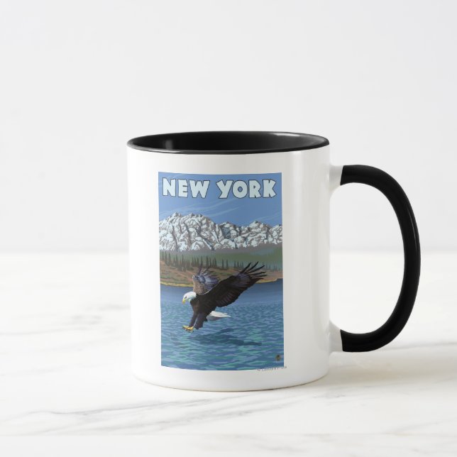 New YorkEagle Fishing Mug (Right)