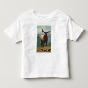 New YorkElk Scene Toddler T-Shirt