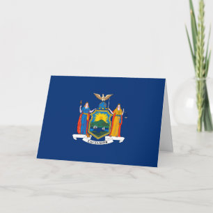 New Yorker Flag, Flag of New York Card
