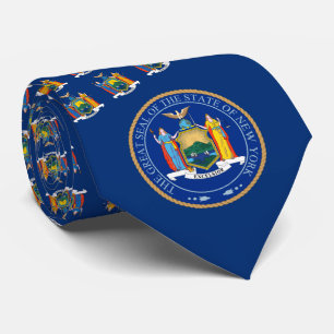 New Yorker Flag & Seal, Flag of New York Tie