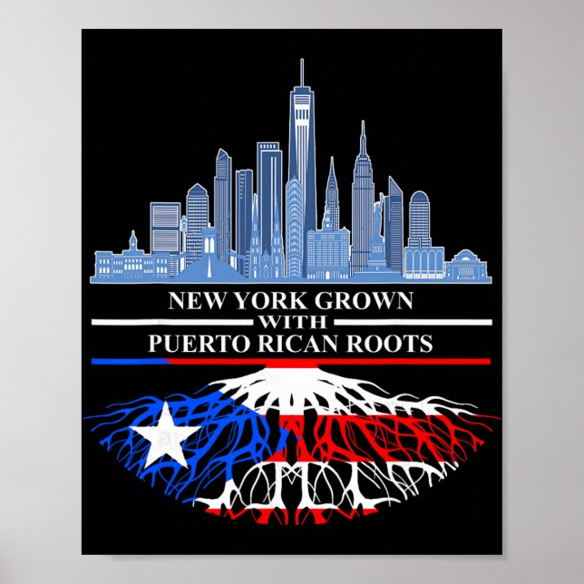 New Yorker Half Puerto Rican New York City Puerto  Poster (Front)