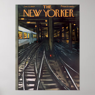 New Yorker January 12th, 1963 Poster