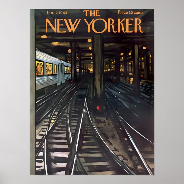 New Yorker January 12th, 1963 Poster (Front)