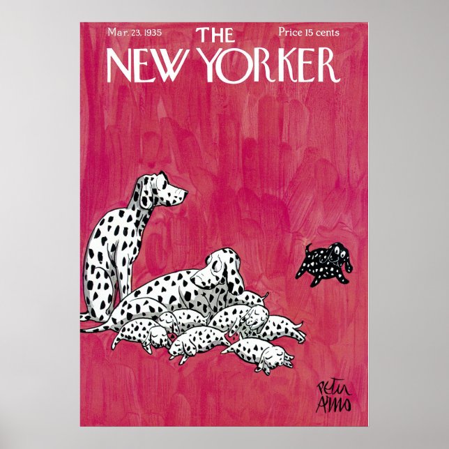 NEW YORKER MAGAZINE 1935 POSTER (Front)