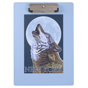 New YorkHowling Wolf Clipboard