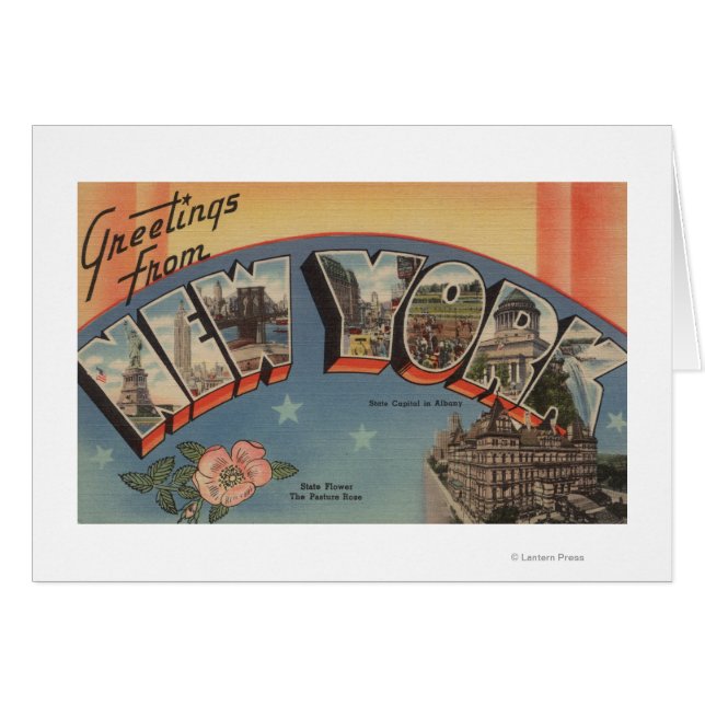 New YorkLarge Letter ScenesNew York State (Front Horizontal)