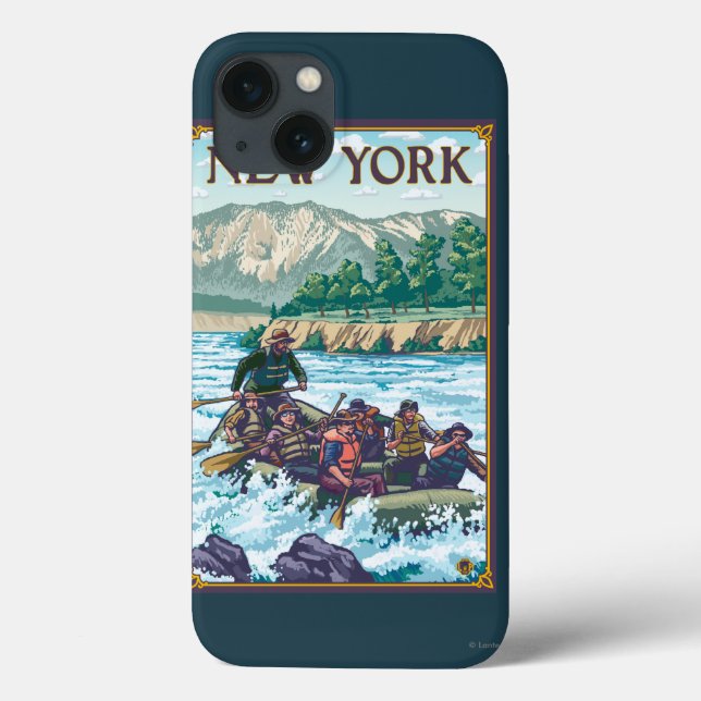 New YorkRiver Rafting Scene Case-Mate iPhone Case (Back)