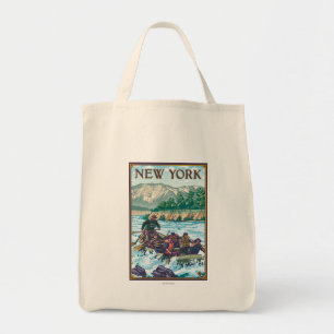 New YorkRiver Rafting Scene Tote Bag