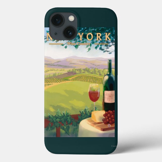 New YorkWine Country Scene Case-Mate iPhone Case (Back)