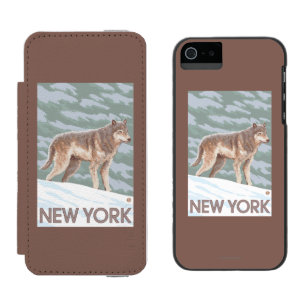 New YorkWolf Scene Incipio Watson™ iPhone 5 Wallet Case