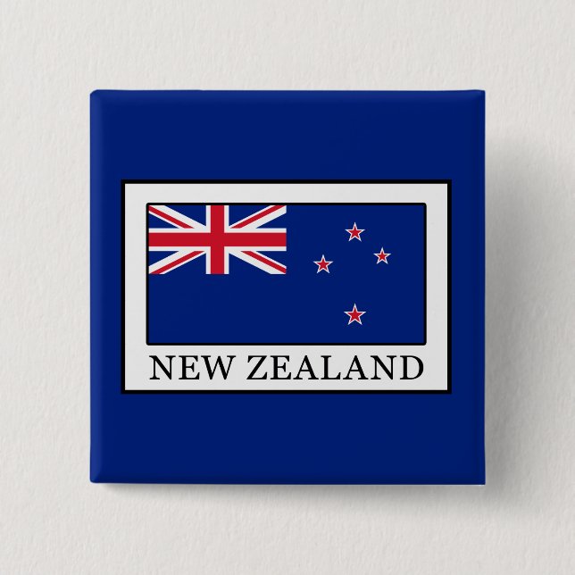 New Zealand 15 Cm Square Badge (Front)