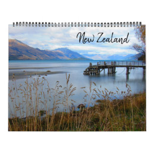 new zealand 2025 (with locations) large calendar