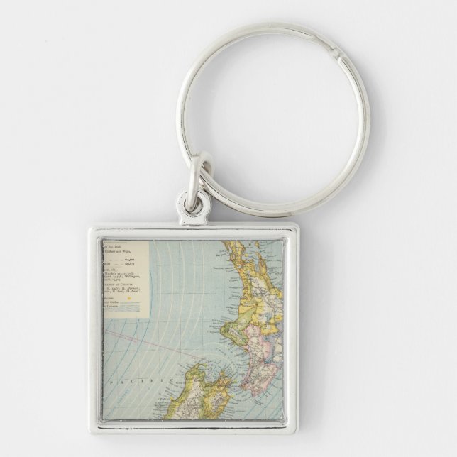 New Zealand 4 Key Ring (Front)