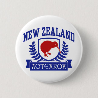 New Zealand 6 Cm Round Badge