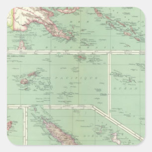 New Zealand 6 Square Sticker