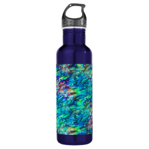 New Zealand Abalone Paua Shell Pattern 1 710 Ml Water Bottle