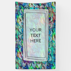 New Zealand Abalone Paua Shell Pattern 1 Banner