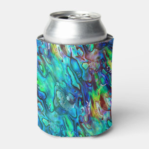 New Zealand Abalone Paua Shell Pattern 1 Can Cooler
