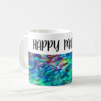 New Zealand Abalone Paua Shell Pattern 1