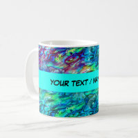New Zealand Abalone Paua Shell Pattern 1