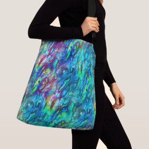 New Zealand Abalone Paua Shell Pattern 1 Crossbody Bag
