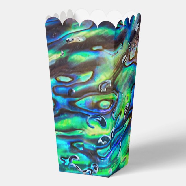 New Zealand Abalone Paua Shell Pattern 1 Favour Box (Back)