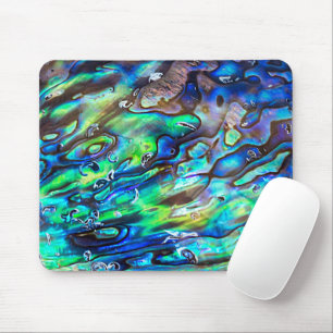 New Zealand Abalone Paua Shell Pattern 1 Mouse Mat