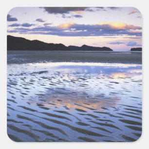 New Zealand, Abel Tasman National Park, Coast Square Sticker