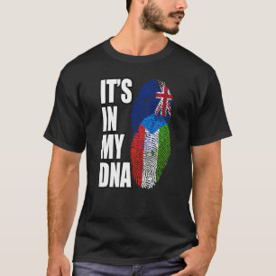 New Zealand And Equatorial Guinean DNA Mix Heritag T-Shirt