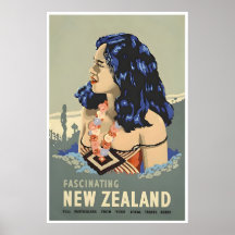 New Zealand Art Travel Poster Print (TR139)a