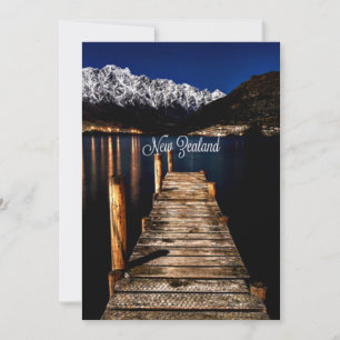 New Zealand at Night Card